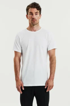 Bread & Boxers Crew-neck Lightweight Cotton 2-pack White Hot