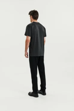 Crew-neck Pima Charcoal*Bread & Boxers New