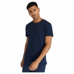 Bread & Boxers Crew-neck Regular Blå Clearance