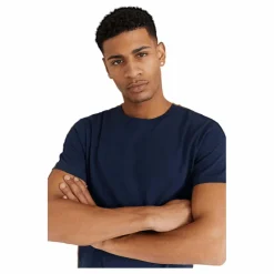 Bread & Boxers Crew-neck Regular Blå Clearance
