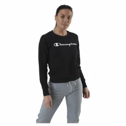 Crewneck Sweatshirt Black*Champion Discount