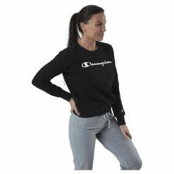 Crewneck Sweatshirt Black*Champion Discount