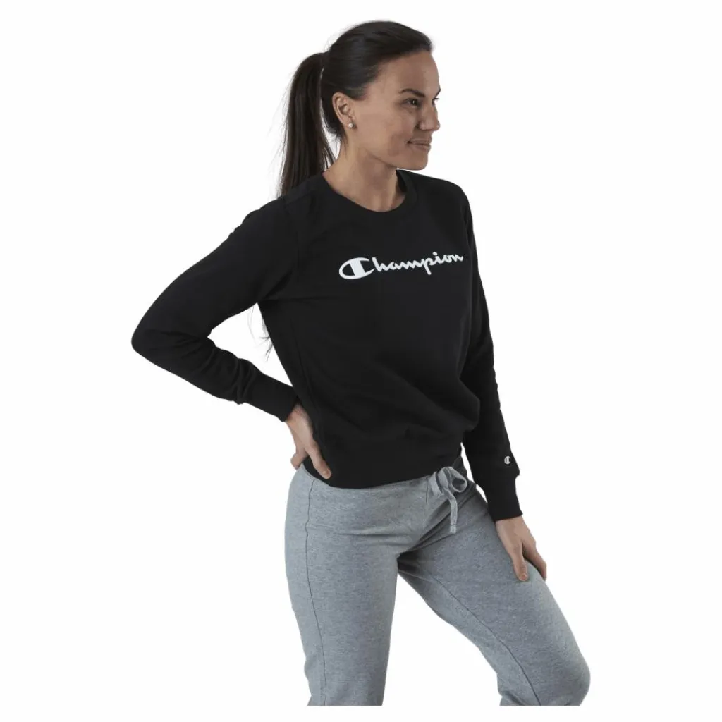 Crewneck Sweatshirt Black*Champion Discount