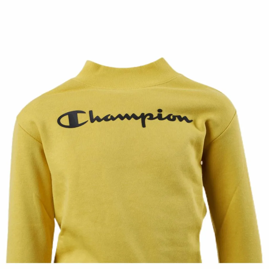 Champion Crewneck Sweatshirt Jr Yellow Gul Discount