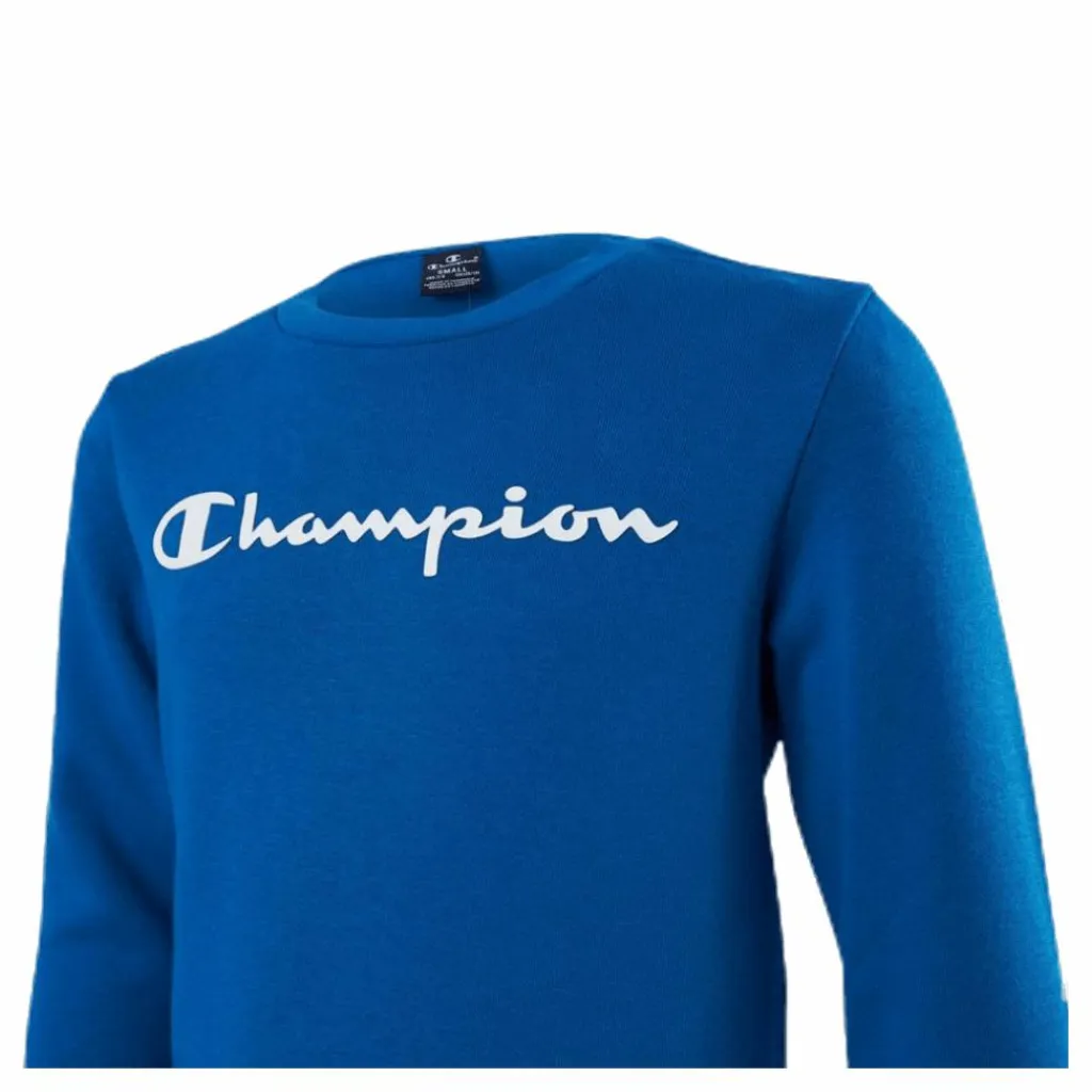 Champion Crewneck Sweatshirt Junior Blue Blå New