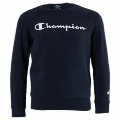 Champion Crewneck Sweatshirt Junior Blue Blå Outlet
