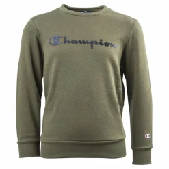 Champion Crewneck Sweatshirt Junior Green Grön New