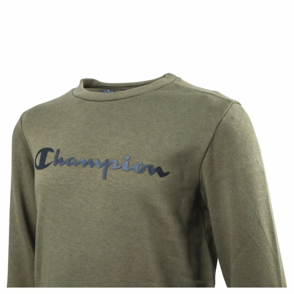 Champion Crewneck Sweatshirt Junior Green Grön New