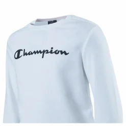 Champion Crewneck Sweatshirt Junior White Vit Hot