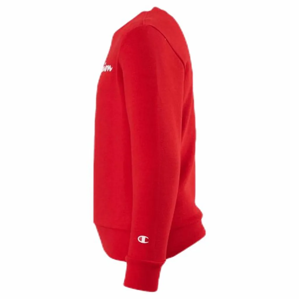 Crewneck Sweatshirt Junior Red*Champion Clearance