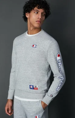 Champion Crewneck Sweatshirt New Oxford Grey Melange Grå New