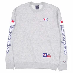 Champion Crewneck Sweatshirt New Oxford Grey Melange Grå New