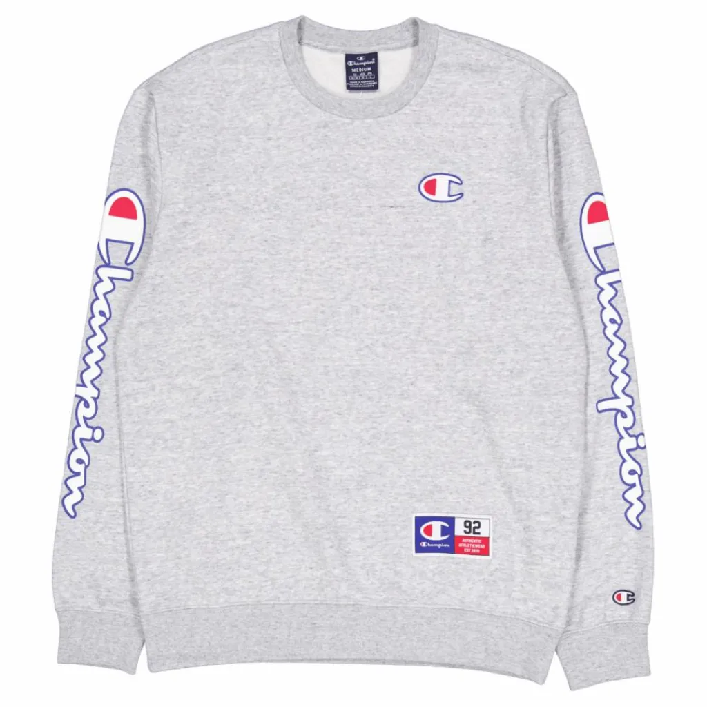 Champion Crewneck Sweatshirt New Oxford Grey Melange Grå New