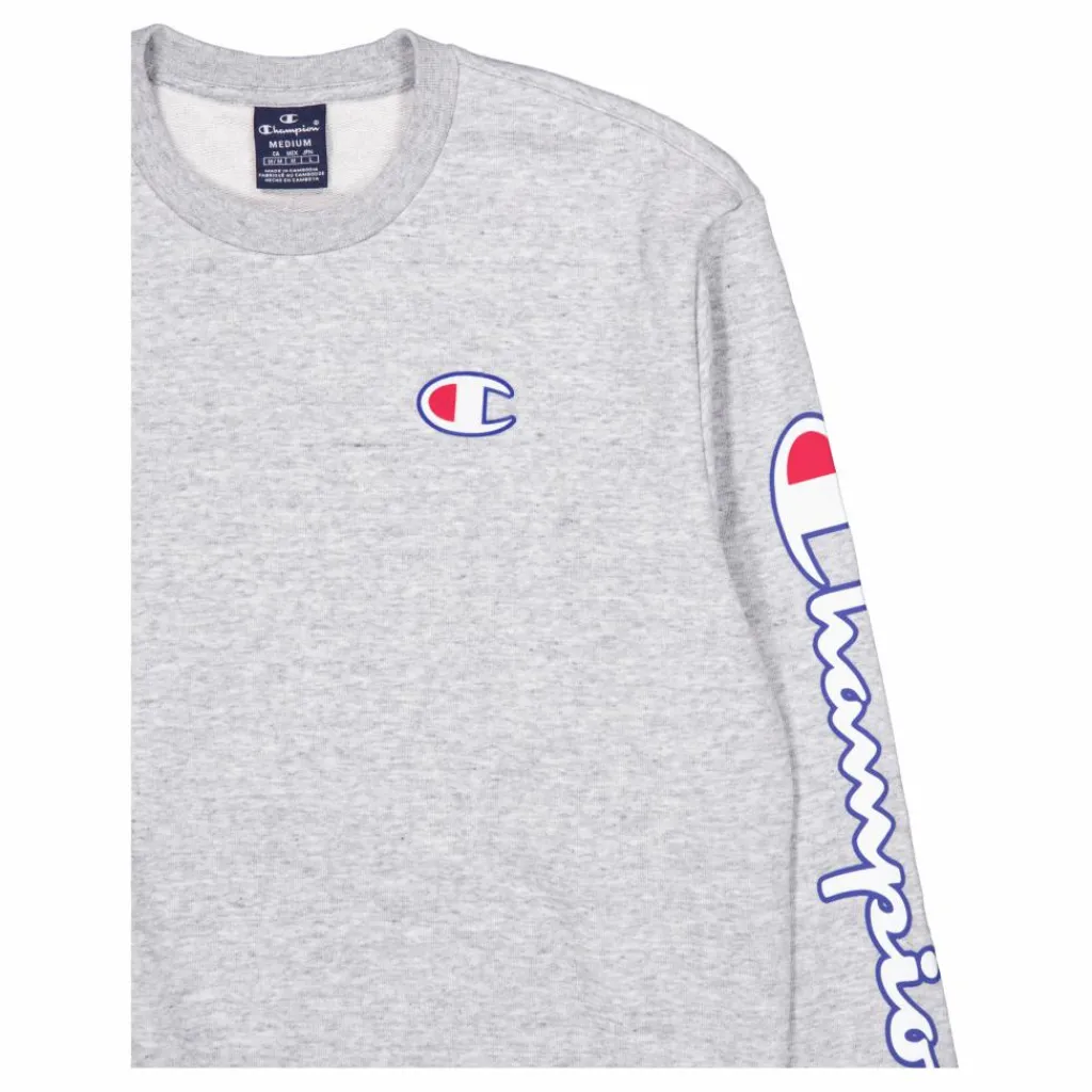 Champion Crewneck Sweatshirt New Oxford Grey Melange Grå New