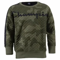 Champion Crewneck Sweatshirt Patterned/Green Mönstrad och Grön Sale