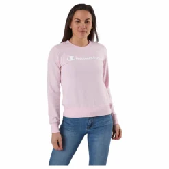 Champion Crewneck Sweatshirt Pink Rosa Online
