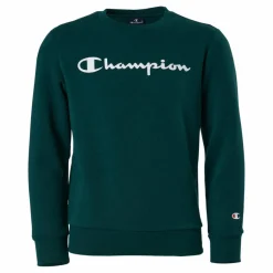 Champion Crewneck Sweatshirt Rain Forest Grön Outlet