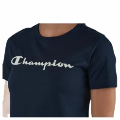 Champion Crewneck T-Shirt Blue Blå New