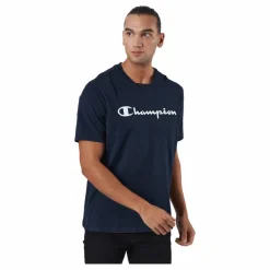 Champion Crewneck T-shirt Bs501 Blå New