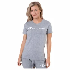 Champion Crewneck T-Shirt Grey Grå Hot