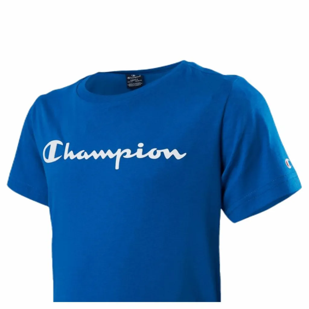 Crewneck T-Shirt Junior Blue*Champion Best