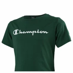 Champion Crewneck T-Shirt Junior Green Grön New