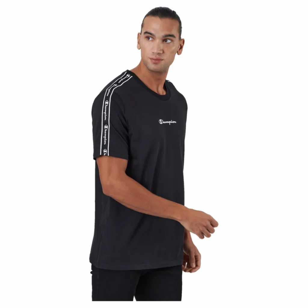 Champion Crewneck T-shirt Kk001 Svart Hot