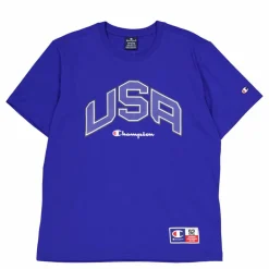 Crewneck T-shirt Mazarine Blue*Champion New