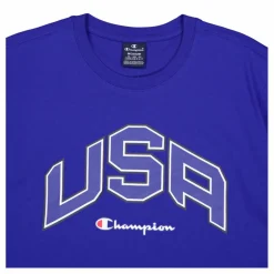 Crewneck T-shirt Mazarine Blue*Champion New