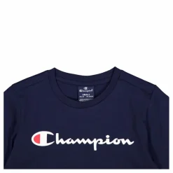 Champion Crewneck T-shirt Sky Captain Blå Hot
