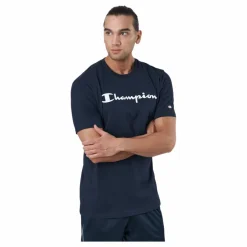 Champion Crewneck T-shirt Sky Captain Blå Clearance
