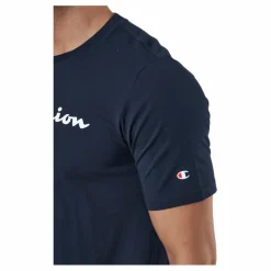 Champion Crewneck T-shirt Sky Captain Blå Clearance