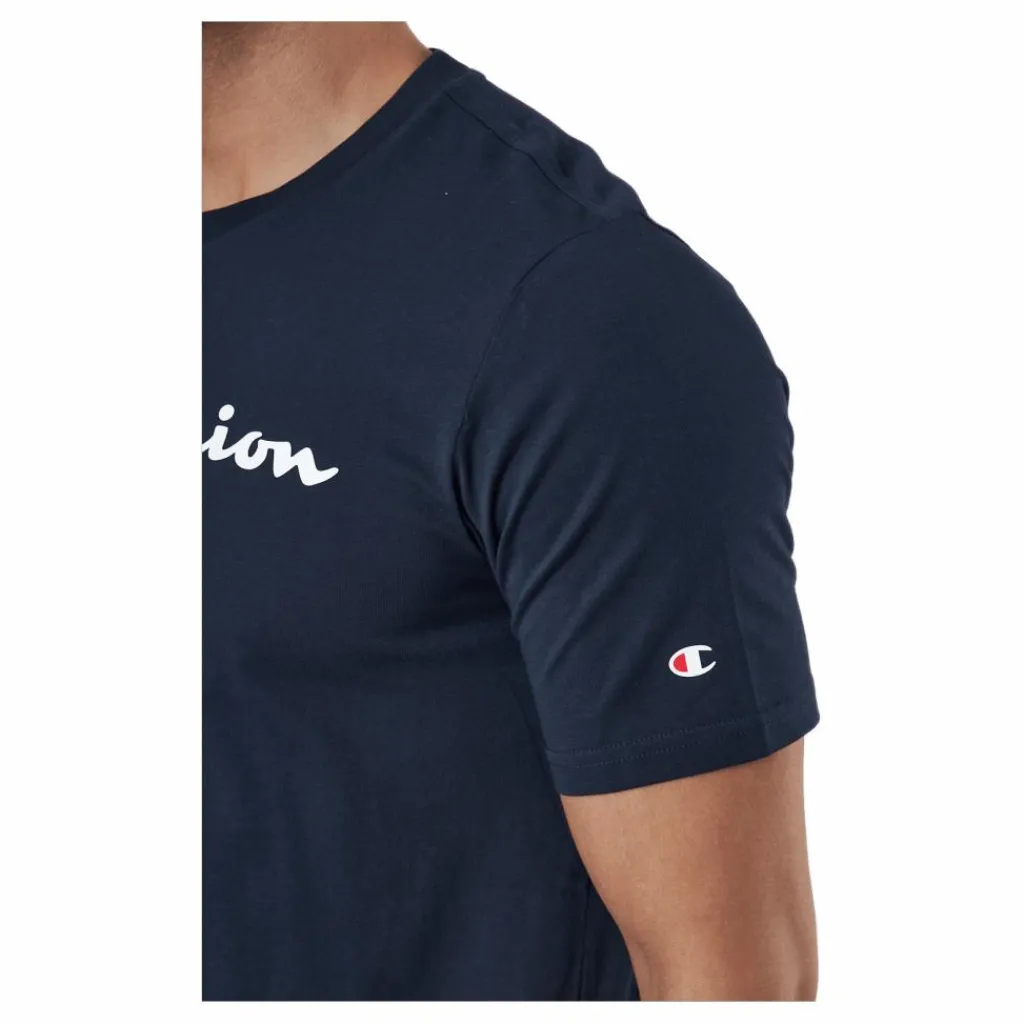 Champion Crewneck T-shirt Sky Captain Blå Clearance