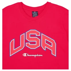 Champion Crewneck T-shirt True Red Röd Online