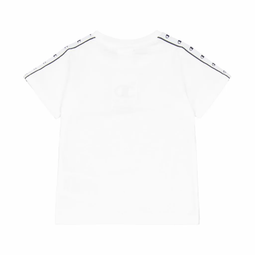 Champion Crewneck T-shirt White Vit Outlet