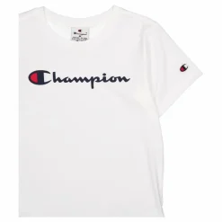 Champion Crewneck T-shirt White Vit Hot