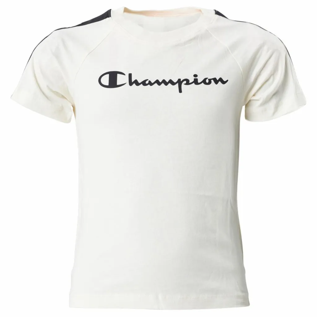 Champion Crewneck T-shirt Ww005 Vit New