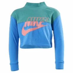 Nike Crop Crew Jr Blue/Orange/Green Blå Discount