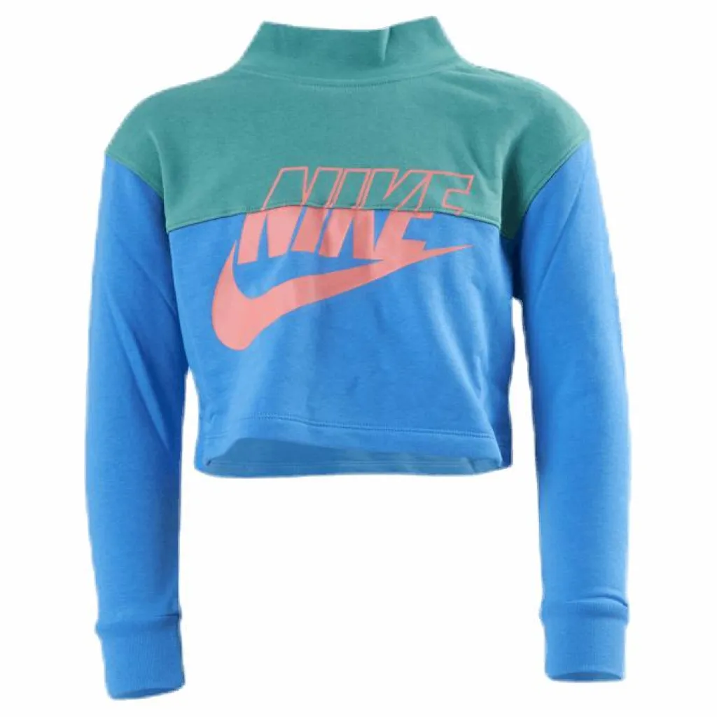 Nike Crop Crew Jr Blue/Orange/Green Blå Discount