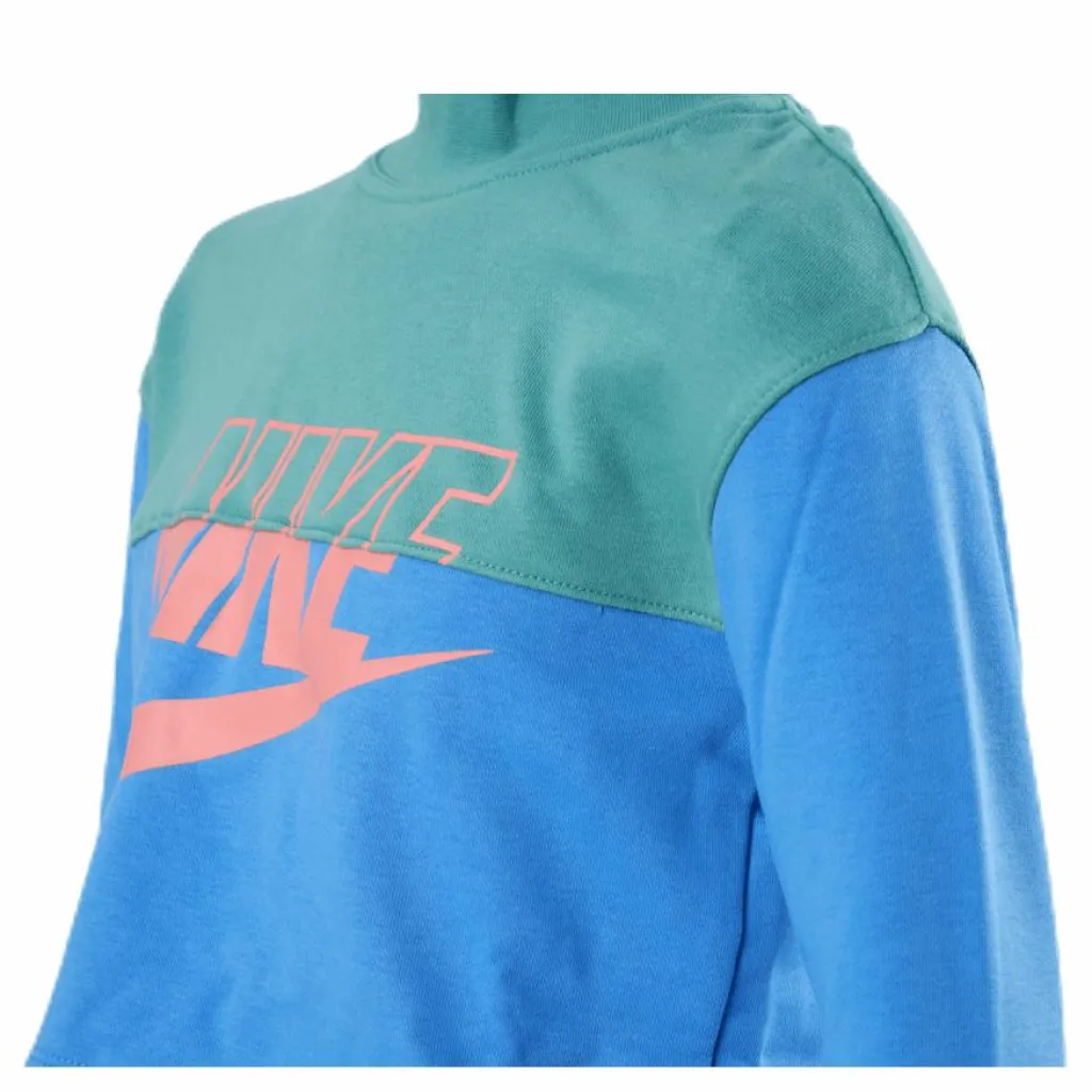 Nike Crop Crew Jr Blue/Orange/Green Blå Discount