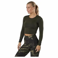 Crop Long Sleeve Forest Green*Casall Online