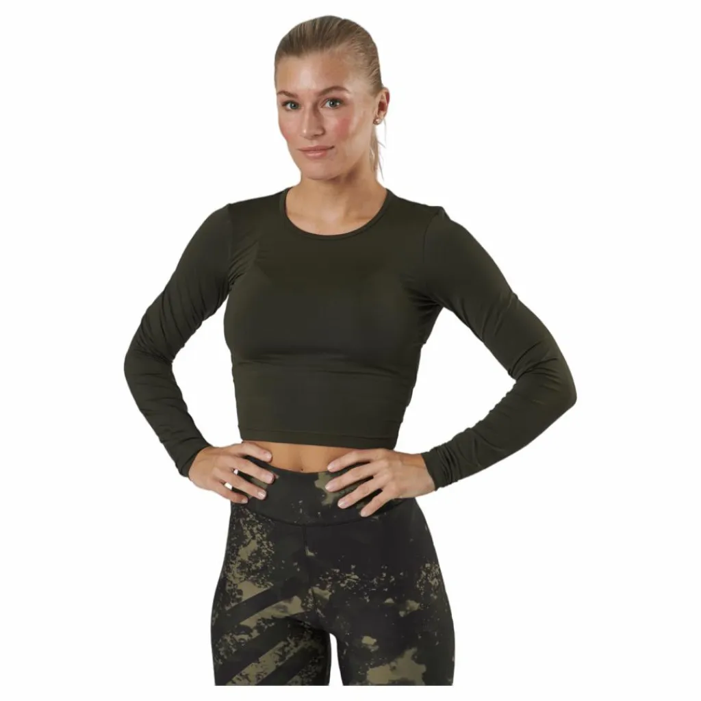 Crop Long Sleeve Forest Green*Casall Online
