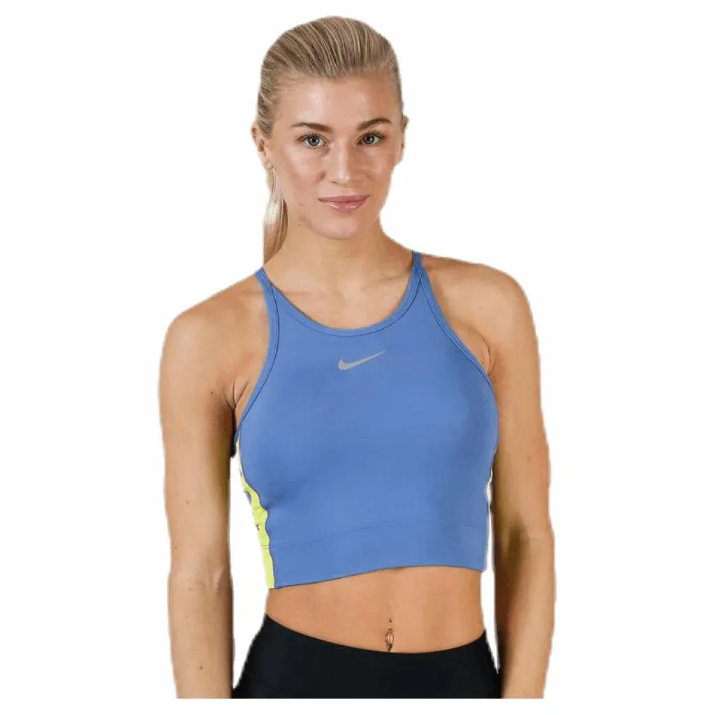 Nike Crop Tank Surf Blue/Yellow Blå Sale