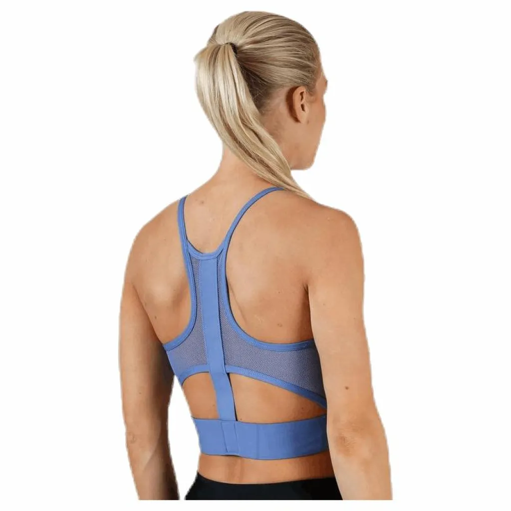 Nike Crop Tank Surf Blue/Yellow Blå Sale