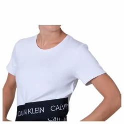 Cropped Short Sleeve T-Shirt White*Calvin Klein Sale