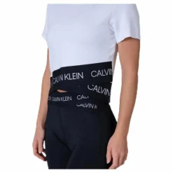 Cropped Short Sleeve T-Shirt White*Calvin Klein Sale