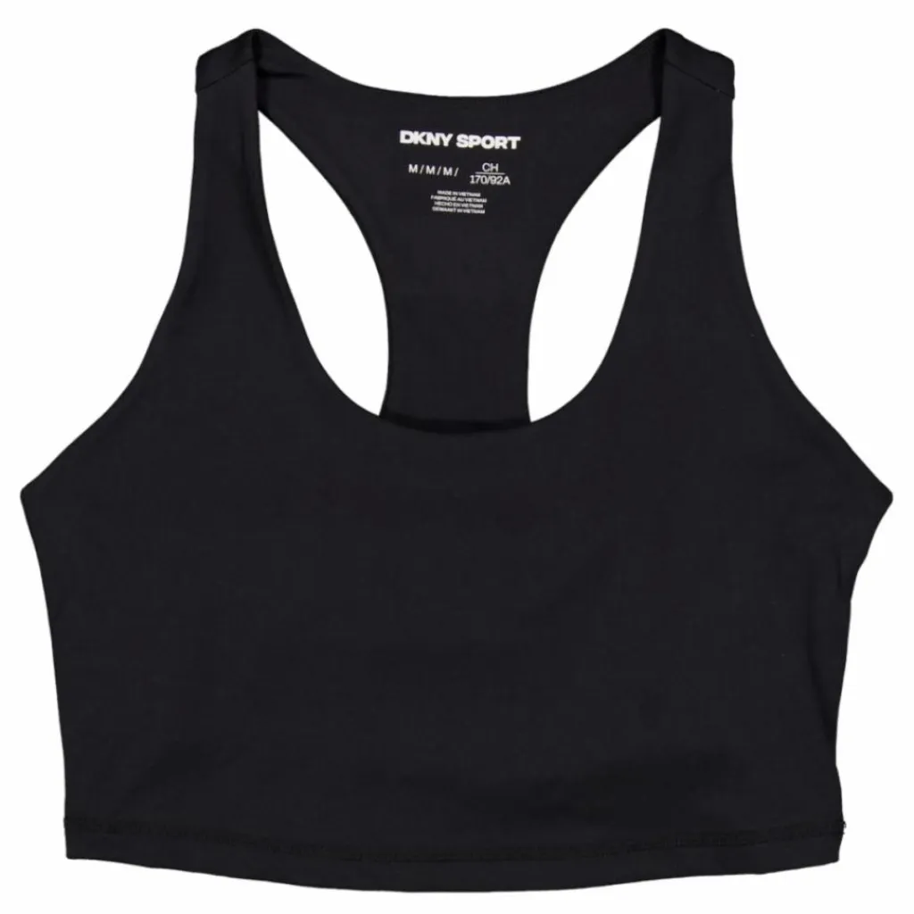 DKNY Sport Cropped Tank Black Svart
