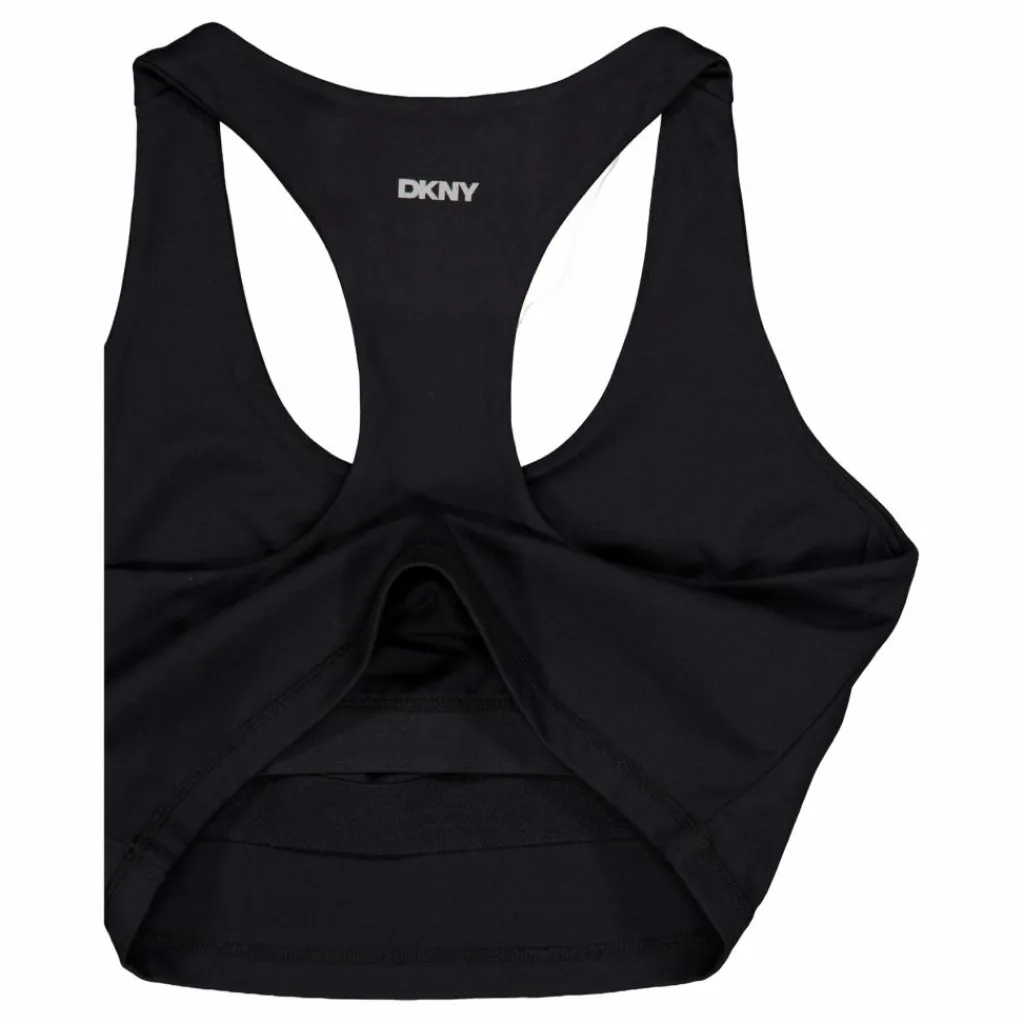 DKNY Sport Cropped Tank Black Svart