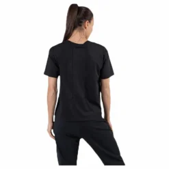 Newline Cropped Tee Black Svart Outlet