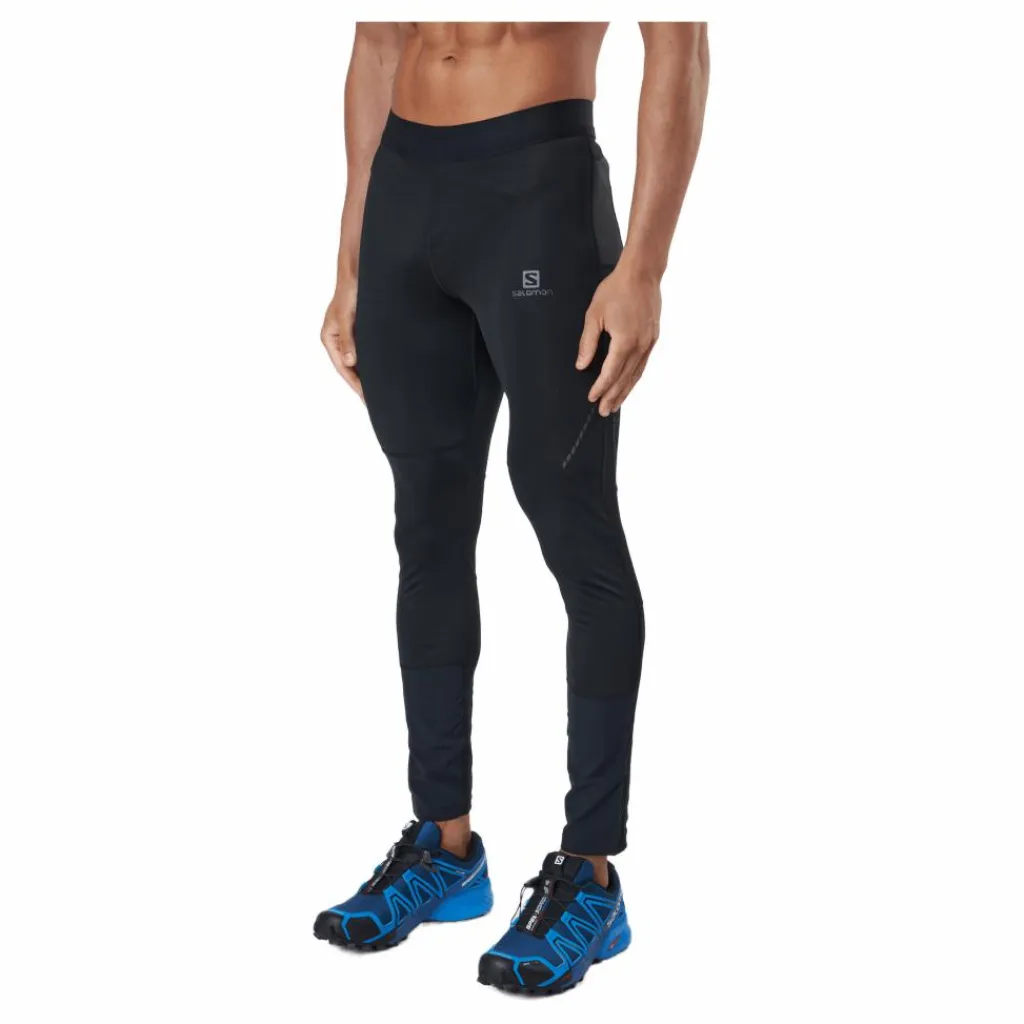 Salomon Cross Run Tight M Black Svart Outlet